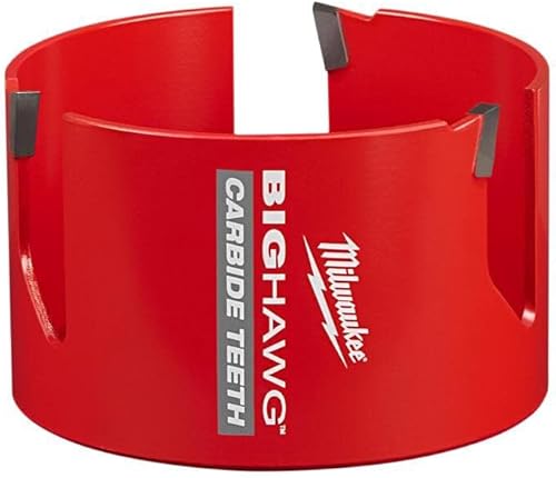 Milwaukee Sierra perforadora de carburo Big Hawg de 4-1/4 pulgadas