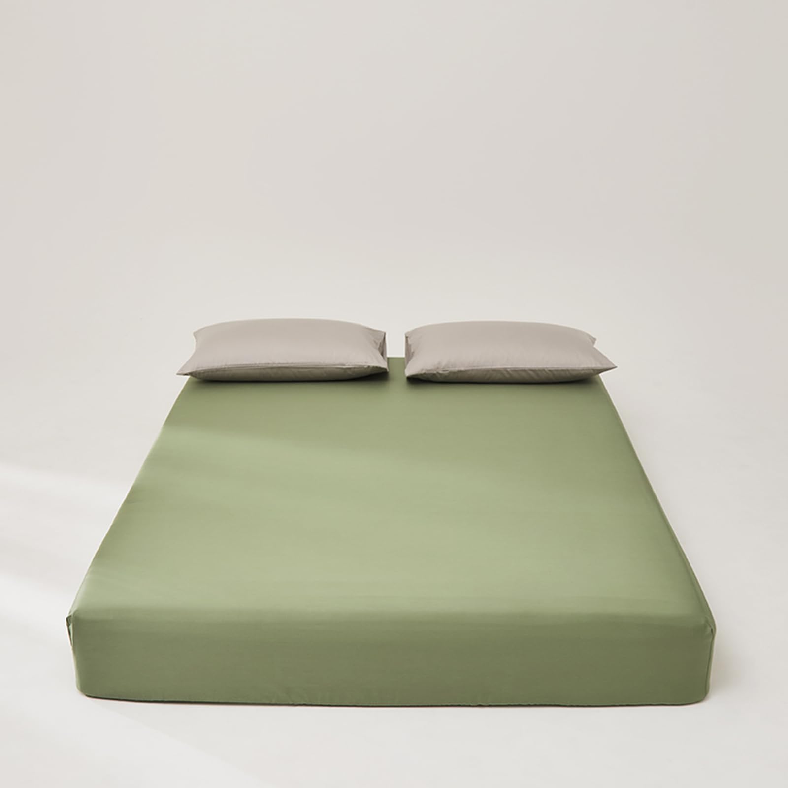 Jersey Drap-Housse Drap de lit 200x220 Drap Housse Extensible Respirant Doux pour Protège Matelas Épais