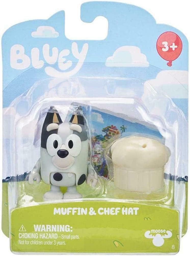 Bluey Story Starters (Choose from a Selection of 8) and Sticker Sheet Bundle Set (Muffin & Chef Hat)