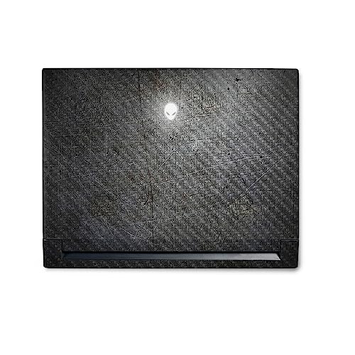 Image of MightySkins Carbon Fiber Skin Compatible with Alienware M18 R1 (2023) Full Wrap Kit - Scratched Up | Protective, Durable Textured Carbon Fiber Finish | Easy to Apply & Change Styles | Made in The USA