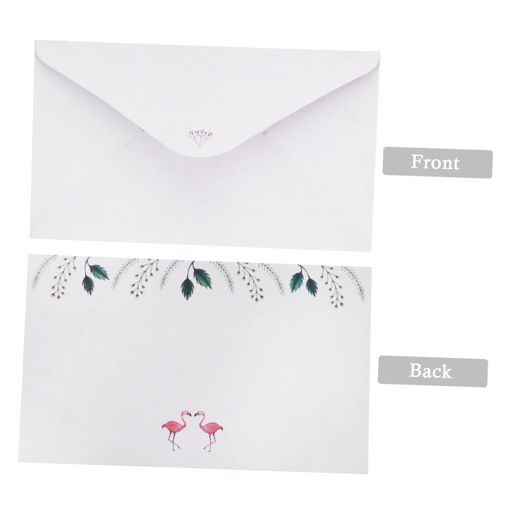 Ensemble de Papier à Lettres et Enveloppes A5 8 Sets Chic Élégant