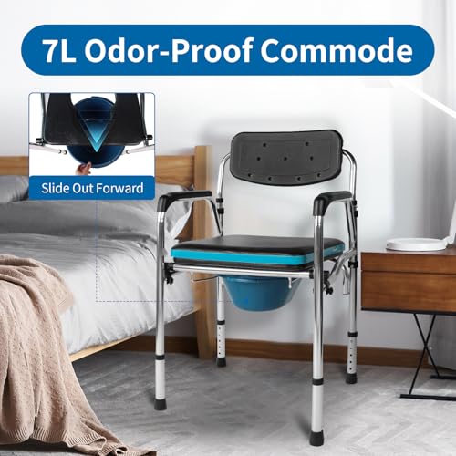 Eosprim NO Bedside Commode With Cushion thumb #2