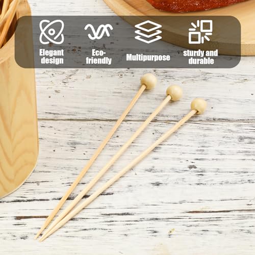 Bâtons pour boissons et brochettes à cocktail pour un buffet propre sans doigts gras - 5