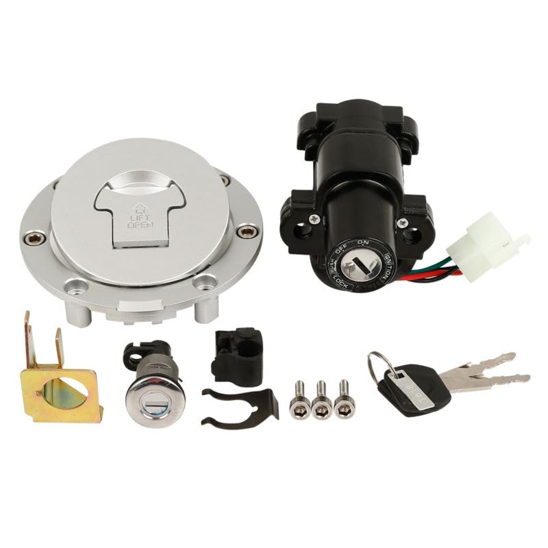 Fuel Gas Cap Ignition Switch Lock Key for Honda CBR600 F4 99-00 CBR600 F4I 01-02 Motorcycle Accessories