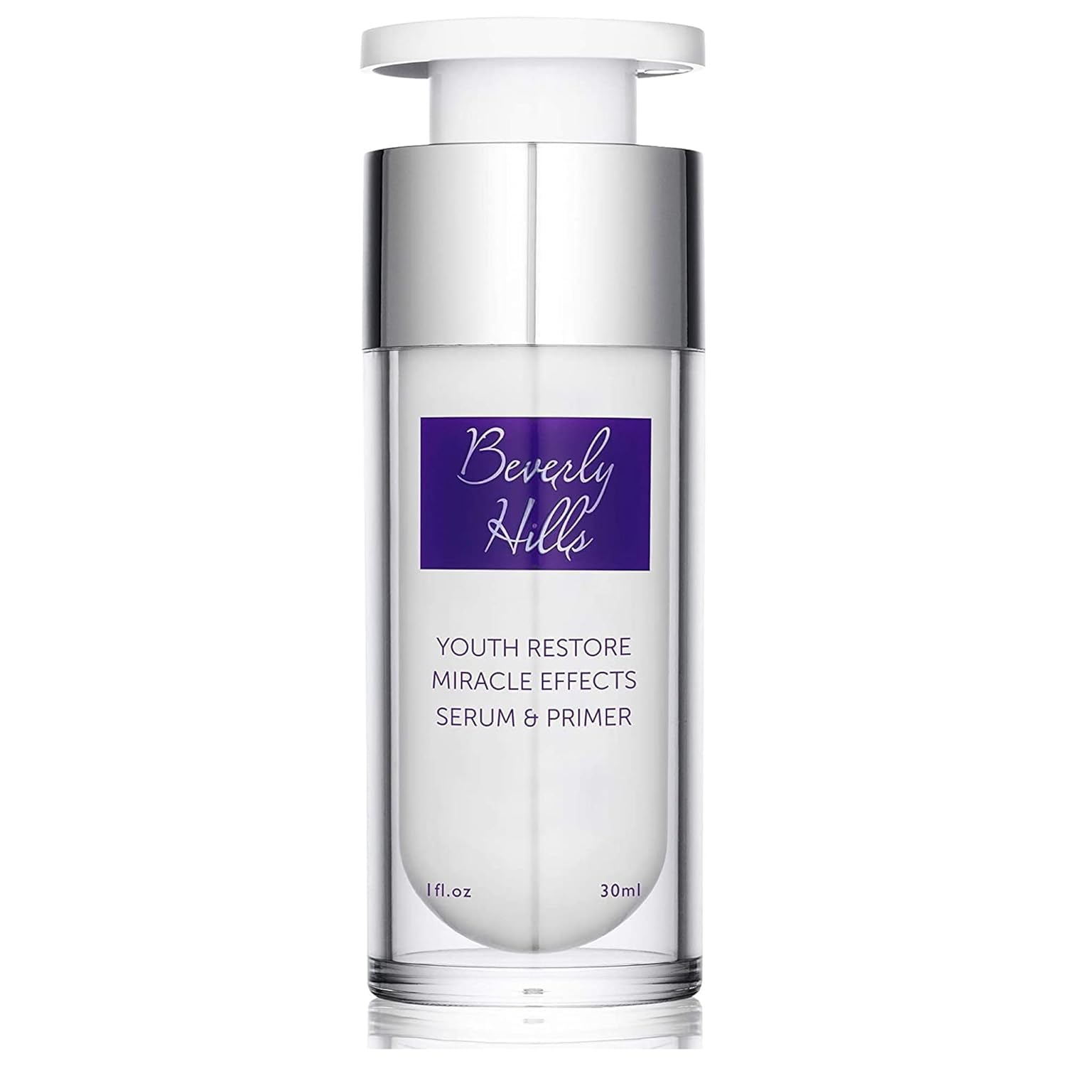 BEVERLY HILLSYouth Restore Miracle Effects Serum and Primer | 30ml | Packed with Powerful Anti-Aging Ingredients | Visibly Reduces Fine Lines and Wrinkles | Tackles All the Signs of Aging