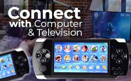 Image of NextTech UHD Video Game Console with Retro Built-in Games | Portable Handheld Video Game for Kids and Adults (x6 PSP 2026 Handheld Game Console)