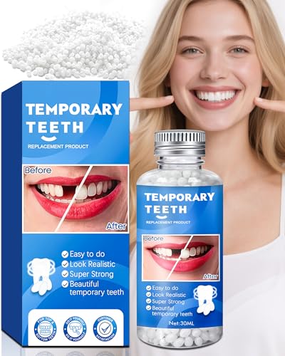 Tooth Repair Kit, Moldable False Teeth Beads for Teeth Repair, Suitable for Missing, Cracked DIY...