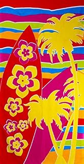 Adore Printed Beach Towels Lightweight Large Sports Gym, Surfboard