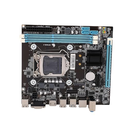 Placa Base de Computadora, Placa Base H81 LGA 1150 M.2 NVMe NGFF 6Gbps Micro ATX de Alta Velocidad para PC de Escritorio