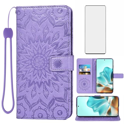 Étui portefeuille Motorola Edge 60 anti-rayure avec rabat et porte-carte