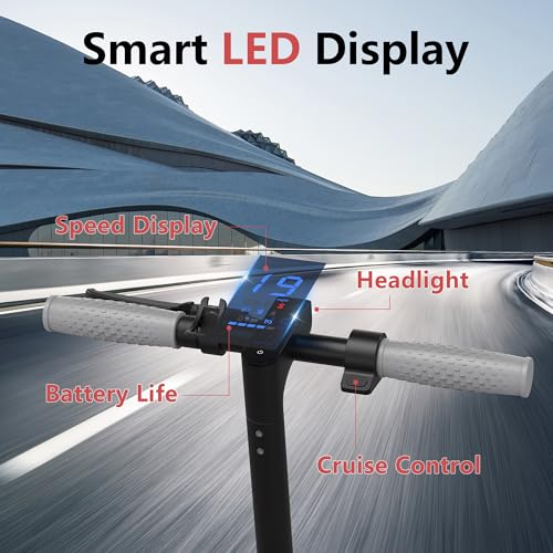 Image of MAXSHOT Electric Scooter for Adults, 8.5 /10 /14 inch Tires, 19 /22Mph, 350W /500W Motor, 21-28 Miles Range, Folding E-Scooter with Dual Suspension,APP Contro