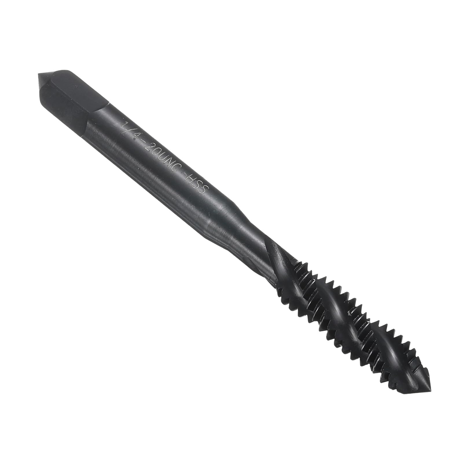 QUARKZMAN Maschio A Spirale 1/4-20 UNC H2 Maschio Per Filettatura A Macchina, Utensile Per Riparazione Filettatura Rivestito In Nitruro, Acciaio Rapido (HSS) M2