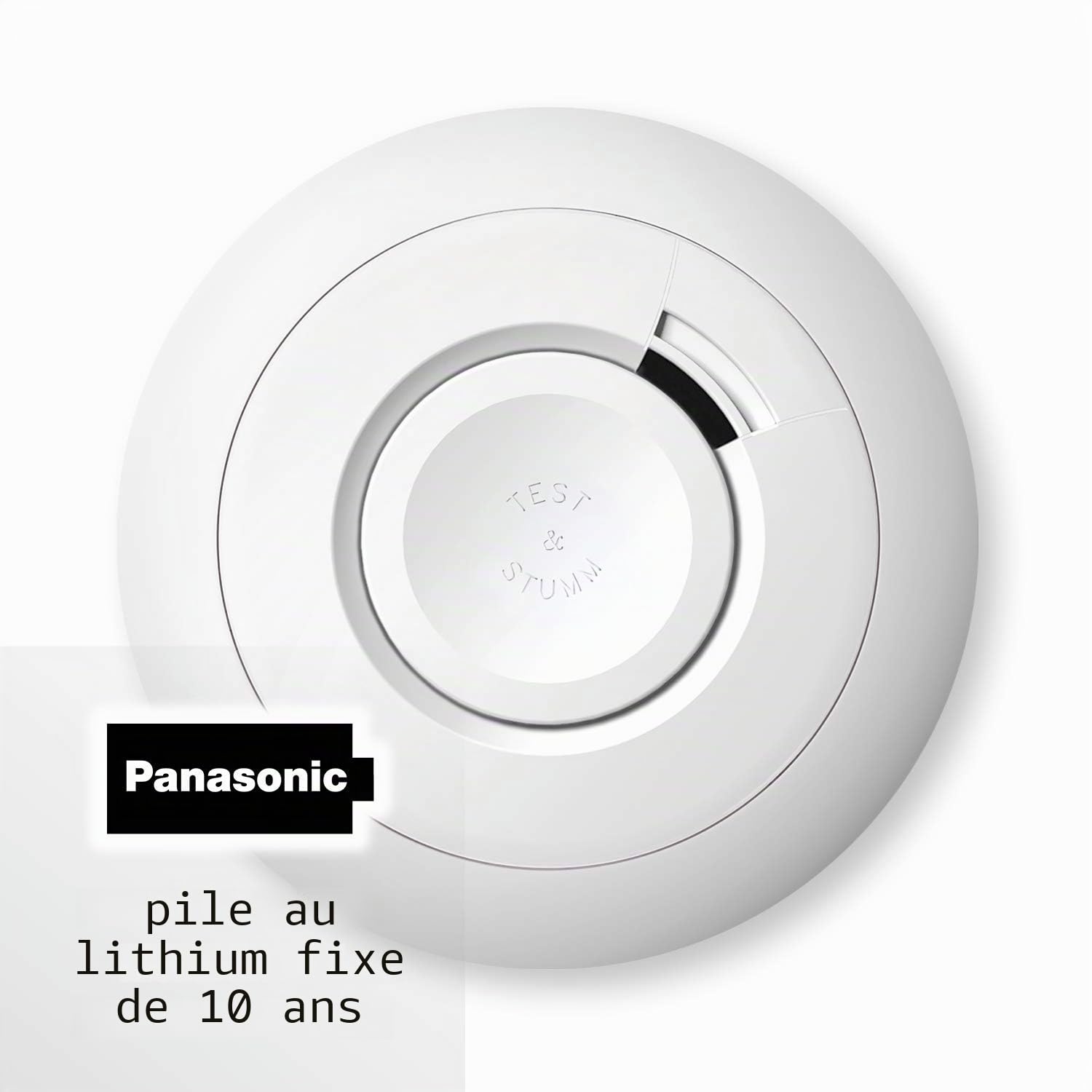 EI Electronics 650 W 10 Year Smoke Alarm, Pack of 1, White
