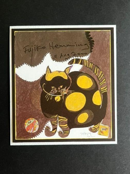 専用 真作 フジ子・ヘミング 直筆サイン 猫十態 ソニア 84/200 Amazon.co.jp: フジ子ヘミング 絵柄10種 「猫十態 ソニア」印刷物 絵