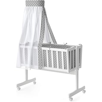 VitaliSpa Noah Baby Cradle White 40 x 90 cm