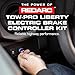 REDARC Tow-Pro Liberty Electric Trailer Brake Controller Kit, Universal Fit for 1 to 2 Axle Cars, Trucks, SUVs, Proportional Braking, 12V Compatible to Tow RV, Camper, Trailer, Boat