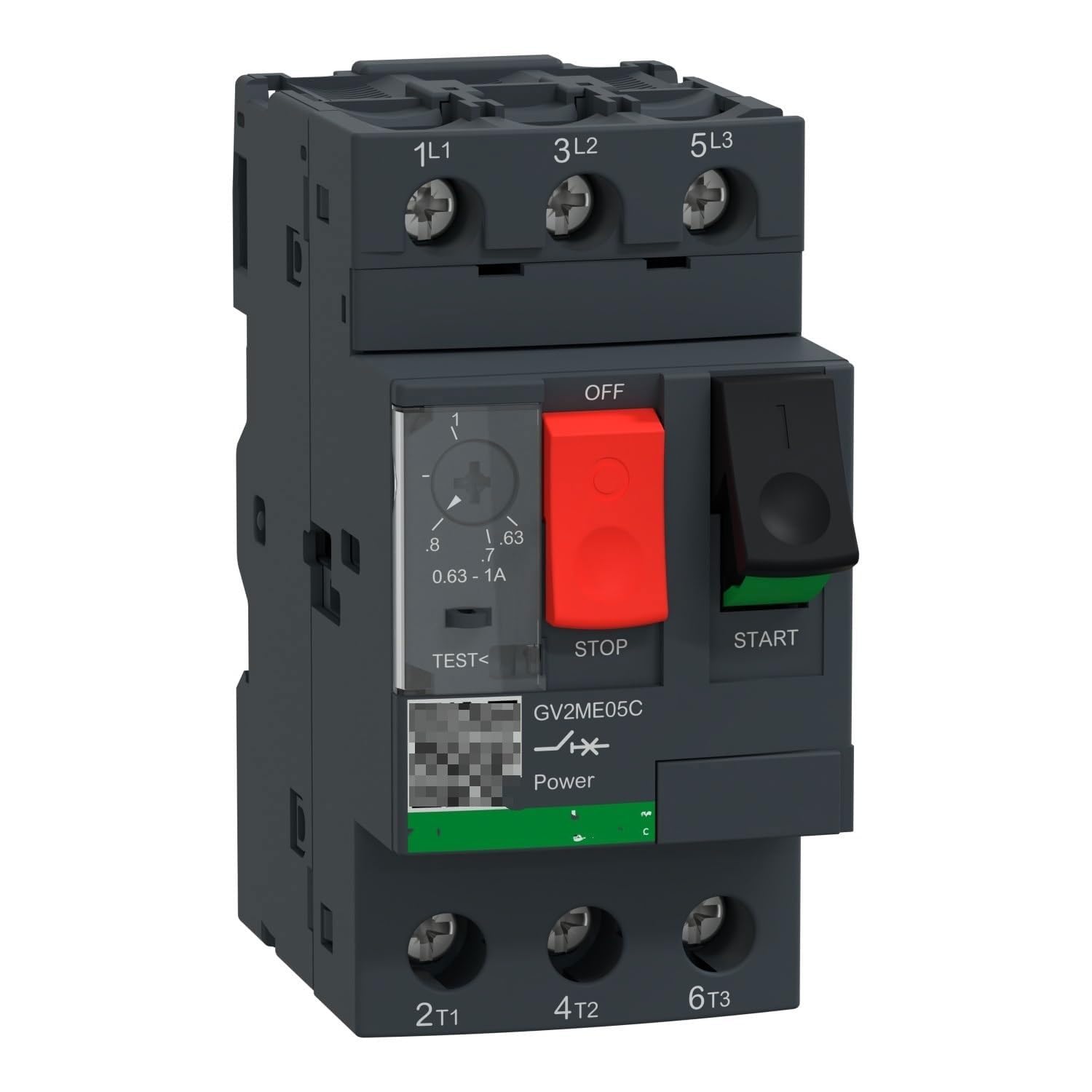 2RD58I8PM GV2-ME05C Motor Circuit Breaker 3P 0.63-1A