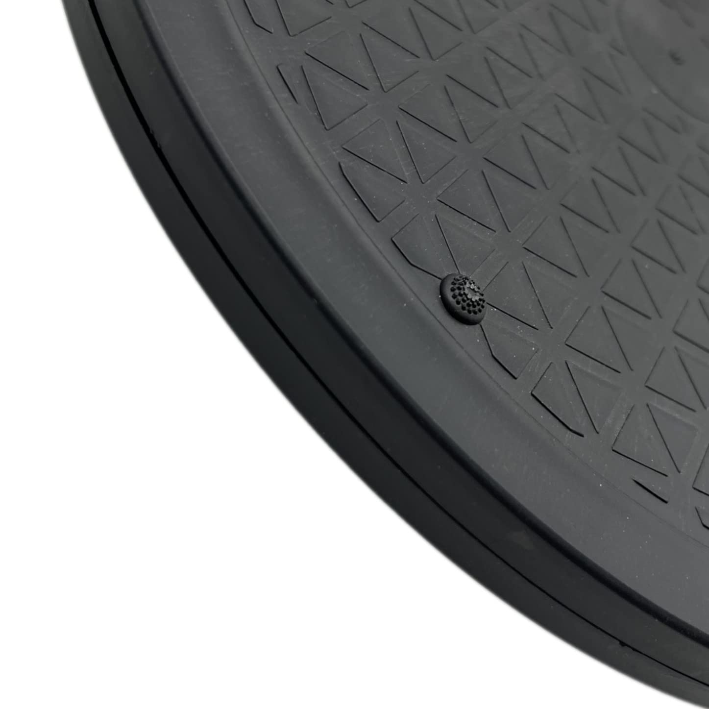 CCHAMP Plateau tournant Lazy Susan de 25 cm, plateforme rotative à 360 degrés, base pivotante polyvalente, plateau tournant pour TV, support de moniteur PC, plantes bonsaï