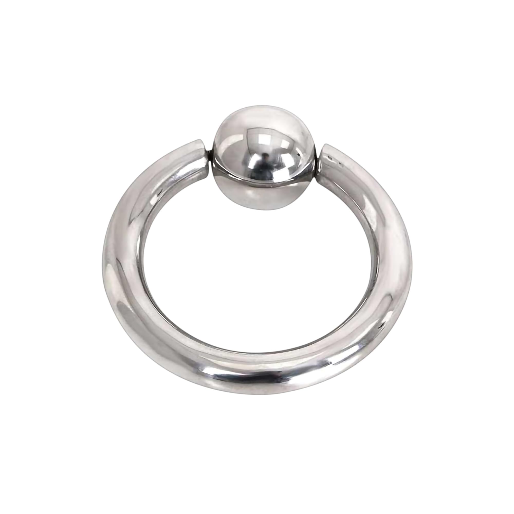 Bull Cock Ring - Anello per il pene in acciaio inox con pallina Dimensione 55 mm