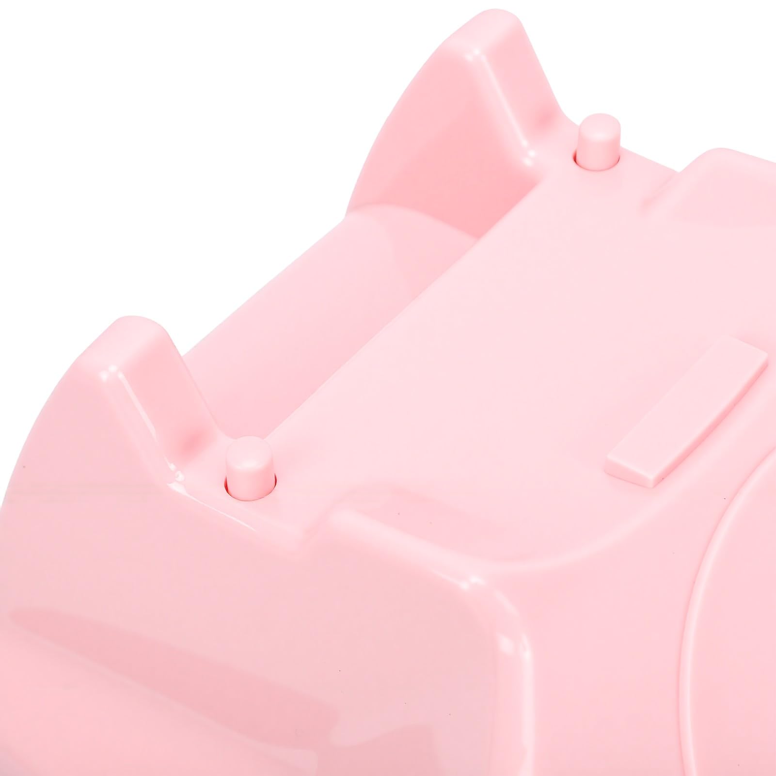 Generic Téléphone Bluetooth au Design Rétro, Téléphone Fixe Bluetooth avec combiné sans Fil pour Usage Domestique, Matière Plastique 8,46x5,67 Pouces (Pink)
