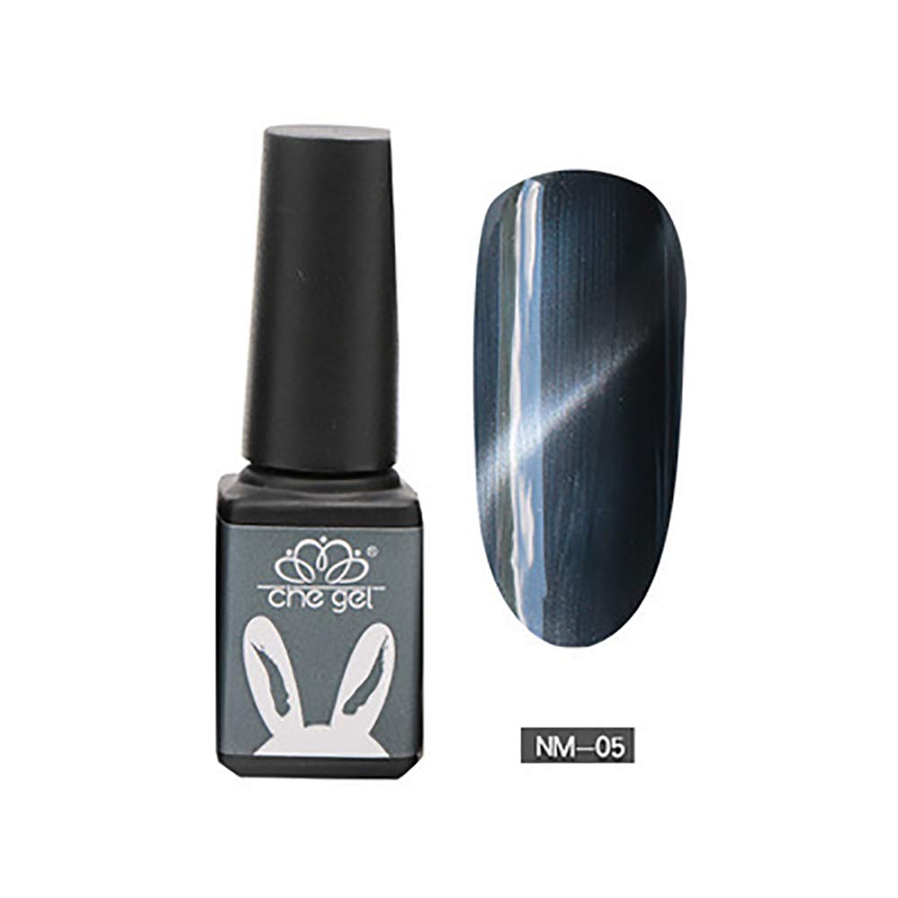 Catseye Nail Polish By gLoaSublim,Cat Eye Gel Polish UV LED Nail Art Gradient Color Varnish Long Lasting Lacquer - 5