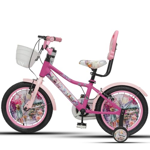 Image of Emma 16 Inch Cycle for Girls (Dark Pink /Pearl Pink, 16T)