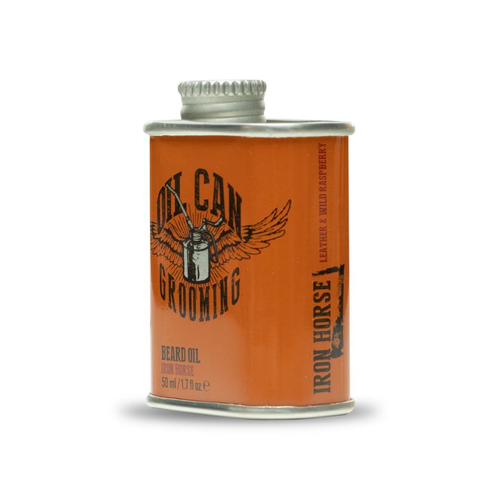 Oil Can Grooming Iron Horse Huile pour barbe 50 ml