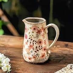 Colorful Daisy Pitcher - 7 Inch