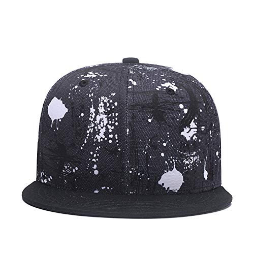 Quanhaigou Cool Graffiti Snapback,Mens Womens Adjustable Baseball Cap Flat Bill Brim Dad Caps #TOP2
