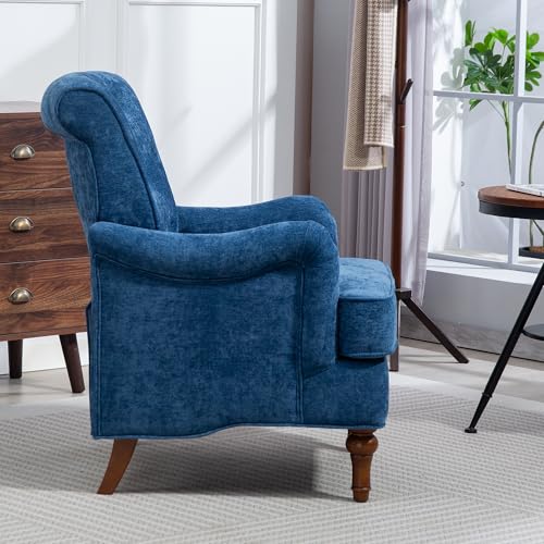 Sillón Confort Tela Azul miniatura 3
