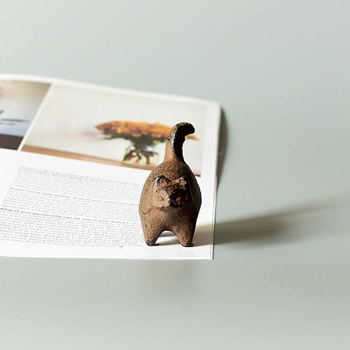 Miniatura 7 de canjoyn Pisapapeles de hierro fundido para jardín, oficina en casa, escritorio, decoración, colección, figura de animales (gato)