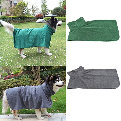 Peignoir pour chien grande taille et serviette de bain XS