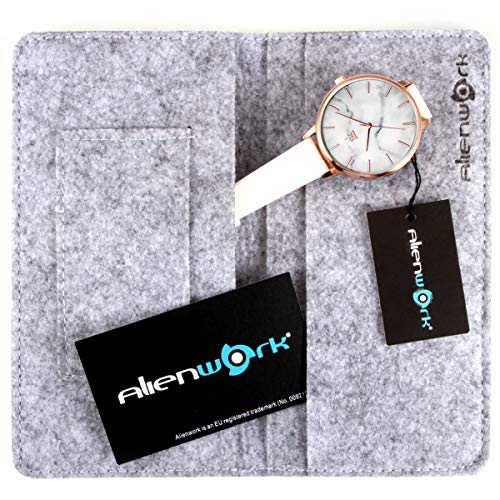 SK Minimalist Armbanduhr Damen Ultra-flach Elegant – Bild 6