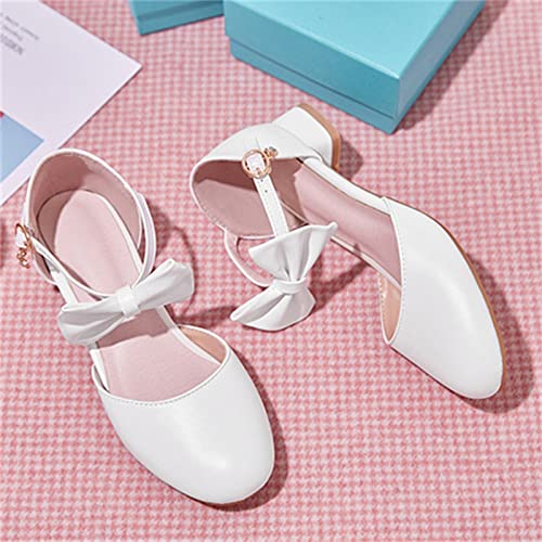 Child First Walking Foot Warmer Girls Dress Shoes Low Heels Flower Party Wedding Princess Shoes Breathable Shoes3