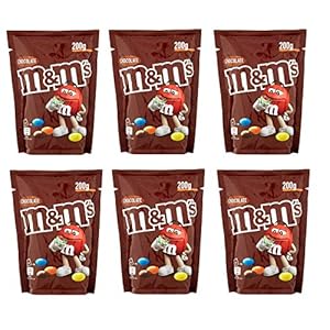 6x M&M’S Chocolate confetti met chocoladezakje met 200 g bonbons