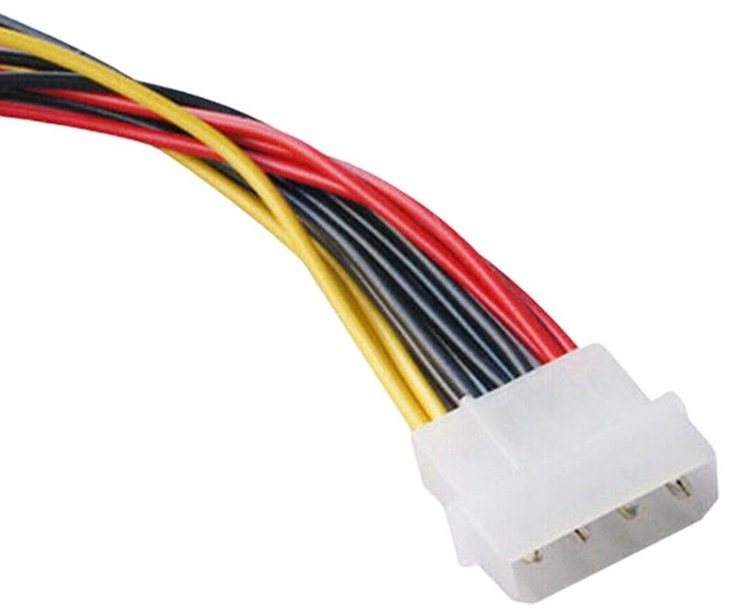 Lunatic 8549 Kasa içi 3 Port ide Molex Sata Power Hdd 4 Pin Güç Kablosu 4pin Molex erkek/ 3x 15pin SATA dişi 3 port sata dişi 1 port 4 pin ide power erkek