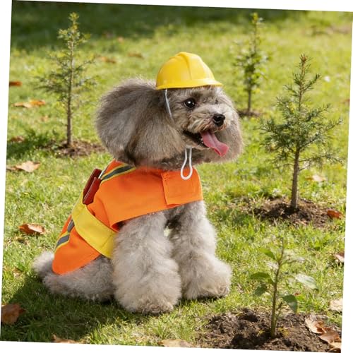 Disfraz para perro talla XL color naranja miniatura 4