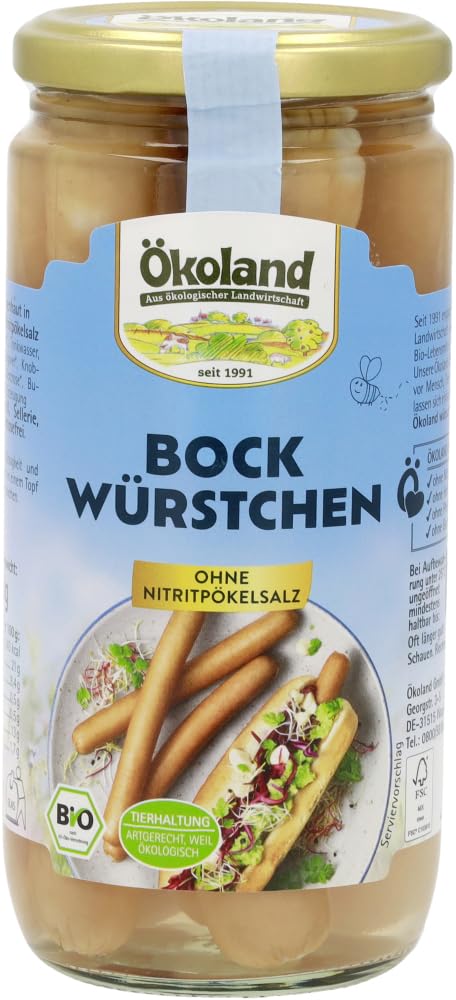 Bockwürstchen in zarter Eigenhaut 18 x 380 g