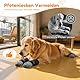 PICK FOR LIFE Hundesocken Anti-Rutsch 2 Paar Doppelseitige mit Verstellbaren Riemen für Innenbereich (Grau, M)