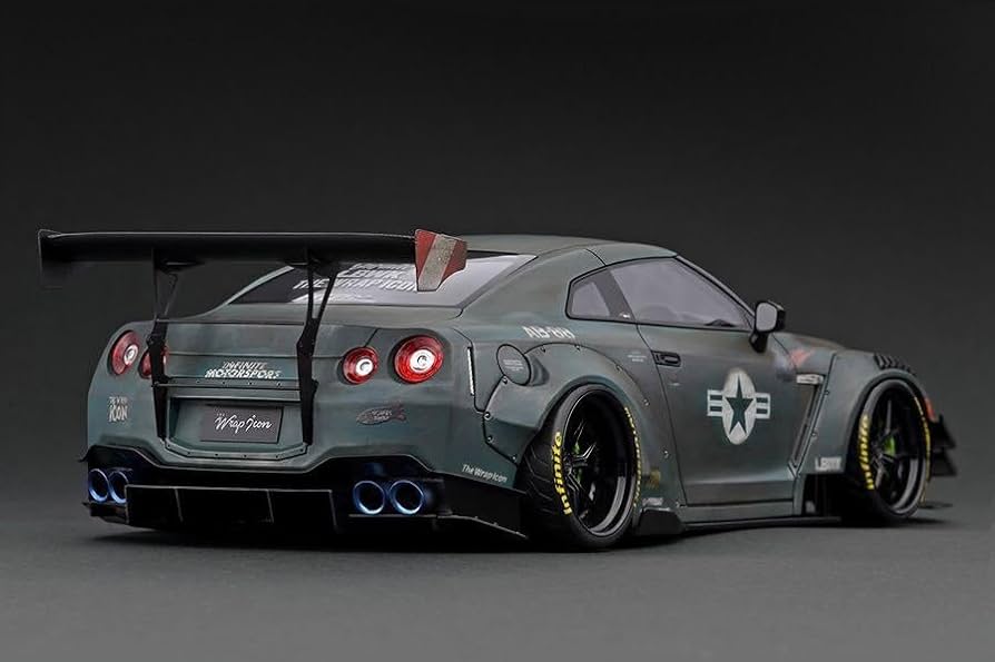 イグニッションモデル 1/18 リバティーウォーク GTR メタリックグレー IG0430 1/18 LB WORKS GT-R (R35) Gunmetaric | LINE UP