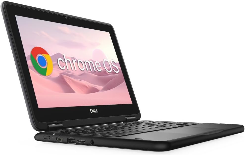 Dell Chromebook 11 3100 2-in-1 11.6" Touchscreen Laptop Computer, Celeron N4000, 4 GB RAM, 32 GB eMMC, Type-C, Japanese Keyboard, Chrome OS (Renewed)