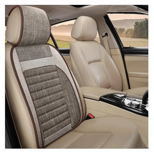 Funda de lino premium para asiento de Kia Rio 2024, tapicería elegante beige