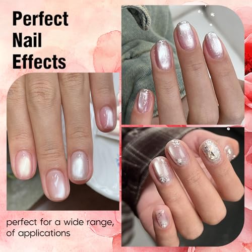 Esmalte de uñas gel holográfico 12ml efecto ojo de gato miniatura 6