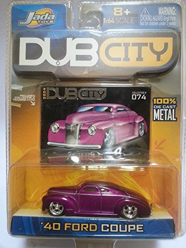 Jada Toys DUB City 2004 Purple '40 Ford Coupe 1:64 Scale