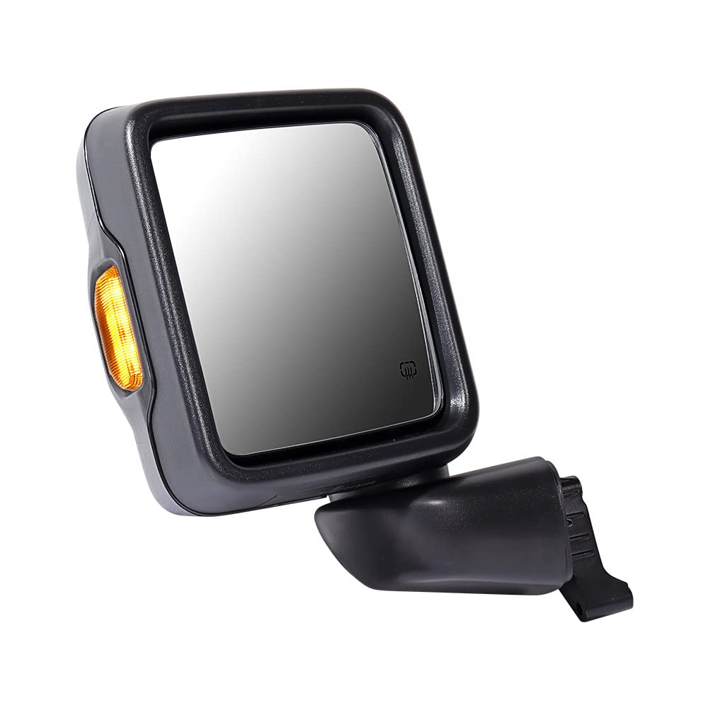 Astra Depot Replacement for 2018-2024 Jeep Wrangler JL 2020-2023 Gladiator Passenger Electric Heating Signal Light Side Mirror CH1321450 68281890AE