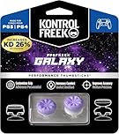 KontrolFreek FPS Freek Galaxy Purple for PlayStation 4 (PS4) and PlayStation 5 (PS5) | Performance Thumbsticks | 1 High-Rise, 1 Mid-Rise | Purple