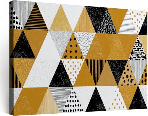 Impression sur toile de luxe 70x50 avec châssis bois massif pour salon