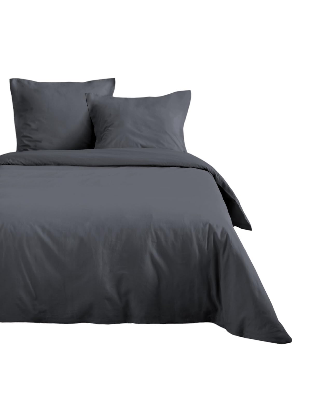 Stof Slate Lovely Casa - Duvet Cover – Size 240 X 220 Cm – 100% Oeko-Tex Certified Cotton – Colour – Model Eden – Bed Linen For Home – Ideal For Double Queen Or Standard Bed