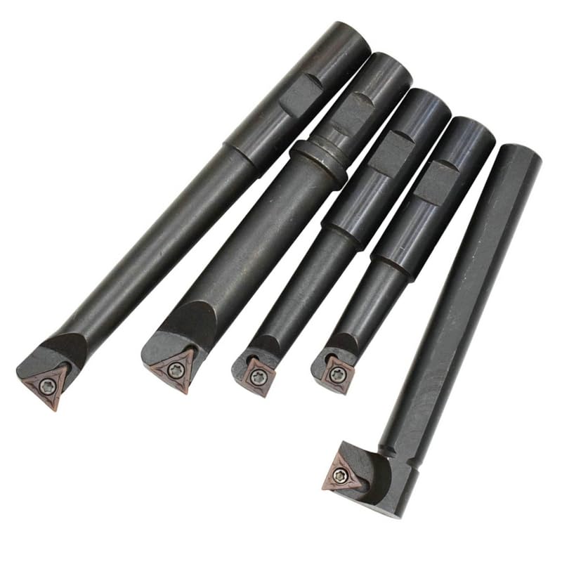 5PCS/Set Shank 12MM Milling Machine Fine-Tuning Boring Device CNC Machine Clip Tool Holder Boring Tool Holder Blade Boring Bar
