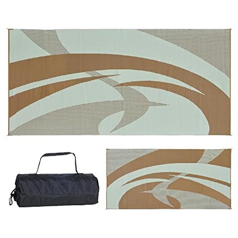 Stylish Camping Reversible Outdoor Patio Mat Cover